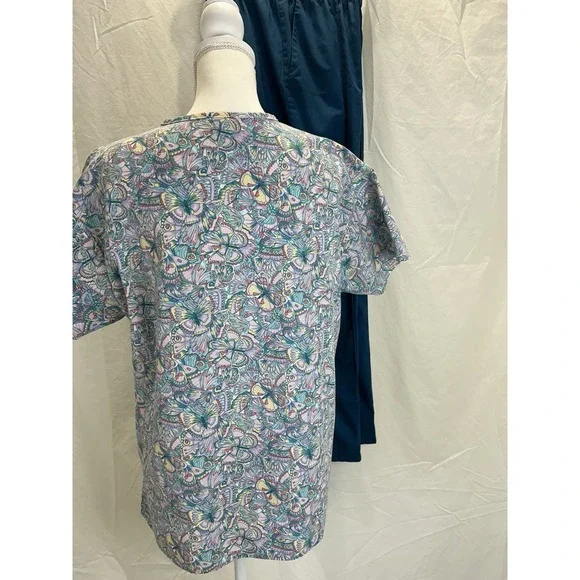 Crest Nursing scrub SET Sz S Hunter‎ Green Healthcare, dental, vet, pharmacy - Picture 3 of 9